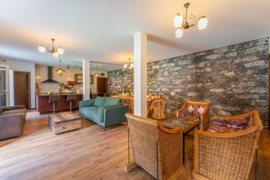 Basic Room, 1 Queen Bed | Living area | TV - Solar dos Reis by An Island Apart (Ribeira Brava)