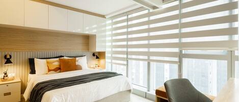 Appartamento Comfort | Con stile personalizzato, con arredamento individuale, tende oscuranti