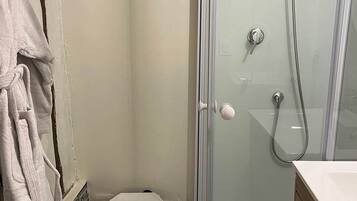 Hair dryer, towels