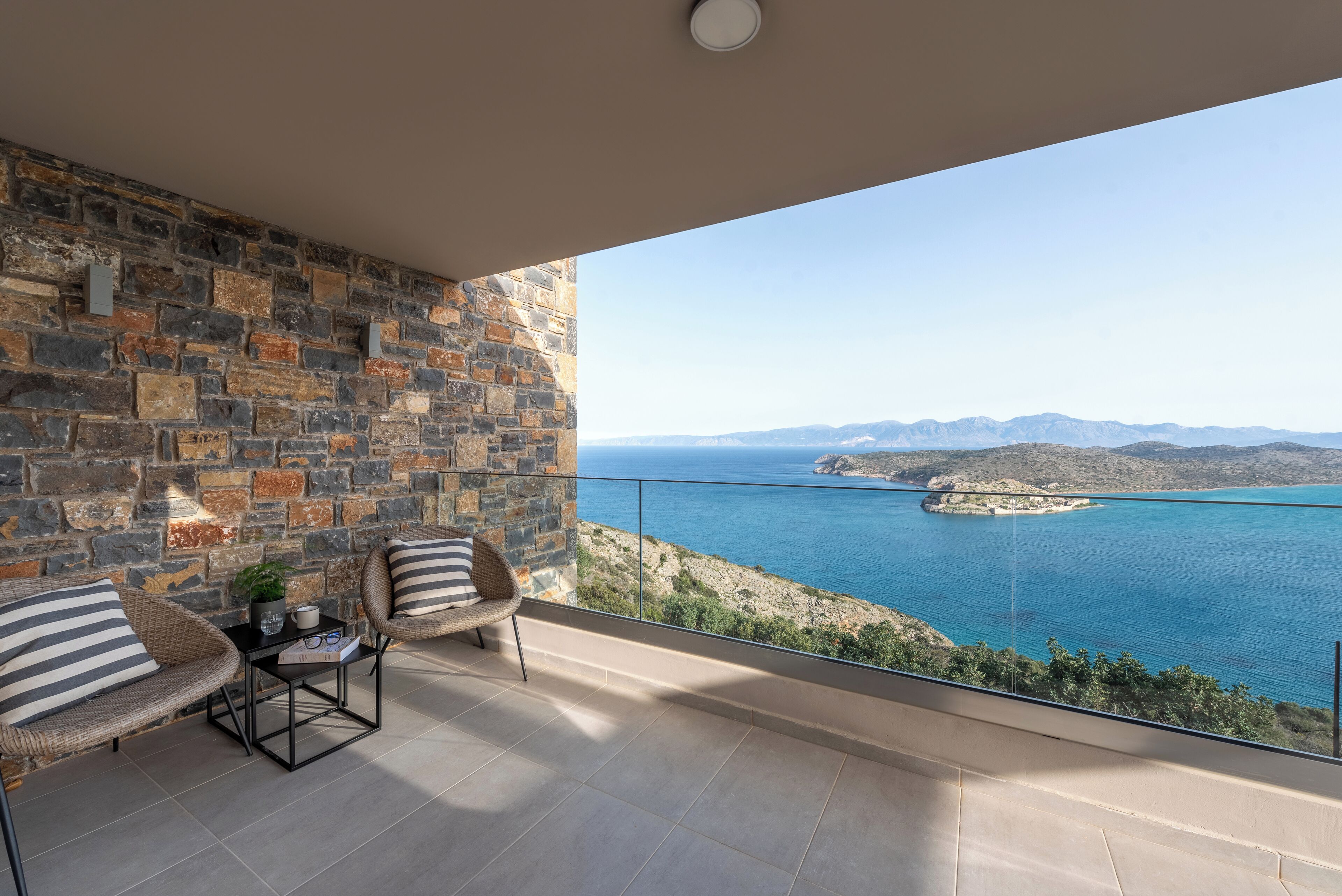 Design Villa I with Sea view, Poolside | Teras/patio