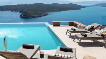 Design Villa II with Sea view, Poolside | Teras/patio