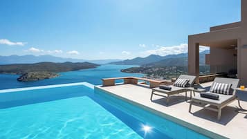 Design Villa II with Sea view, Poolside | Teras/patio