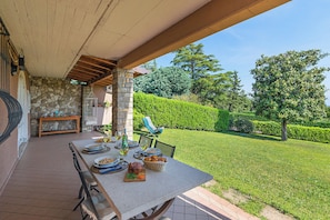 Departamento, vista al jardín | Vista al jardín