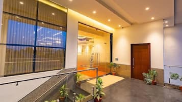 Interior entrance