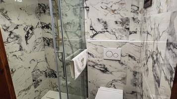 Exclusive House, City View | Bathroom | Hair dryer, towels
