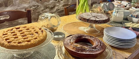 Petit déjeuner continental compris tous les jours