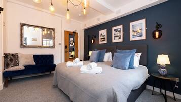 Phòng Premium | Bộ trải giường bằng vải cotton Ai Cập, bộ đồ giường cao cấp