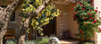 Typical Istrian stone house,6 persons,beautiful panoramic view of the sea,garden