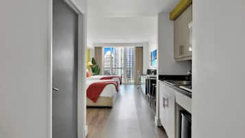 Appart'hôtel Confort, plusieurs lits, salle de bains privée | 1 chambre, fer et planche à repasser, Wi-Fi gratuit