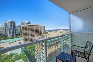 Comfort Condo, Multiple Beds, Private Bathroom | Balcony - Stunning 12th Floor Studio in the Grove (Miami)