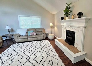 TV connectée, cheminée