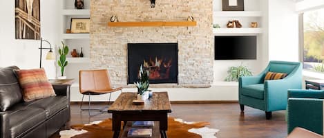 Smart-TV, peis og kontorer