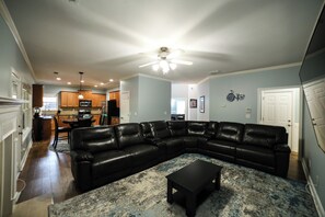 Smart-tv en een open haard