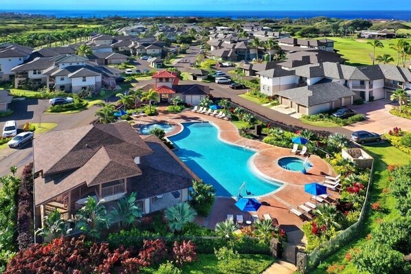 Pool - Elegant 3BR Pili Mai 12A w/ Pool, Golf Course Views & Modern Amenities (Koloa)