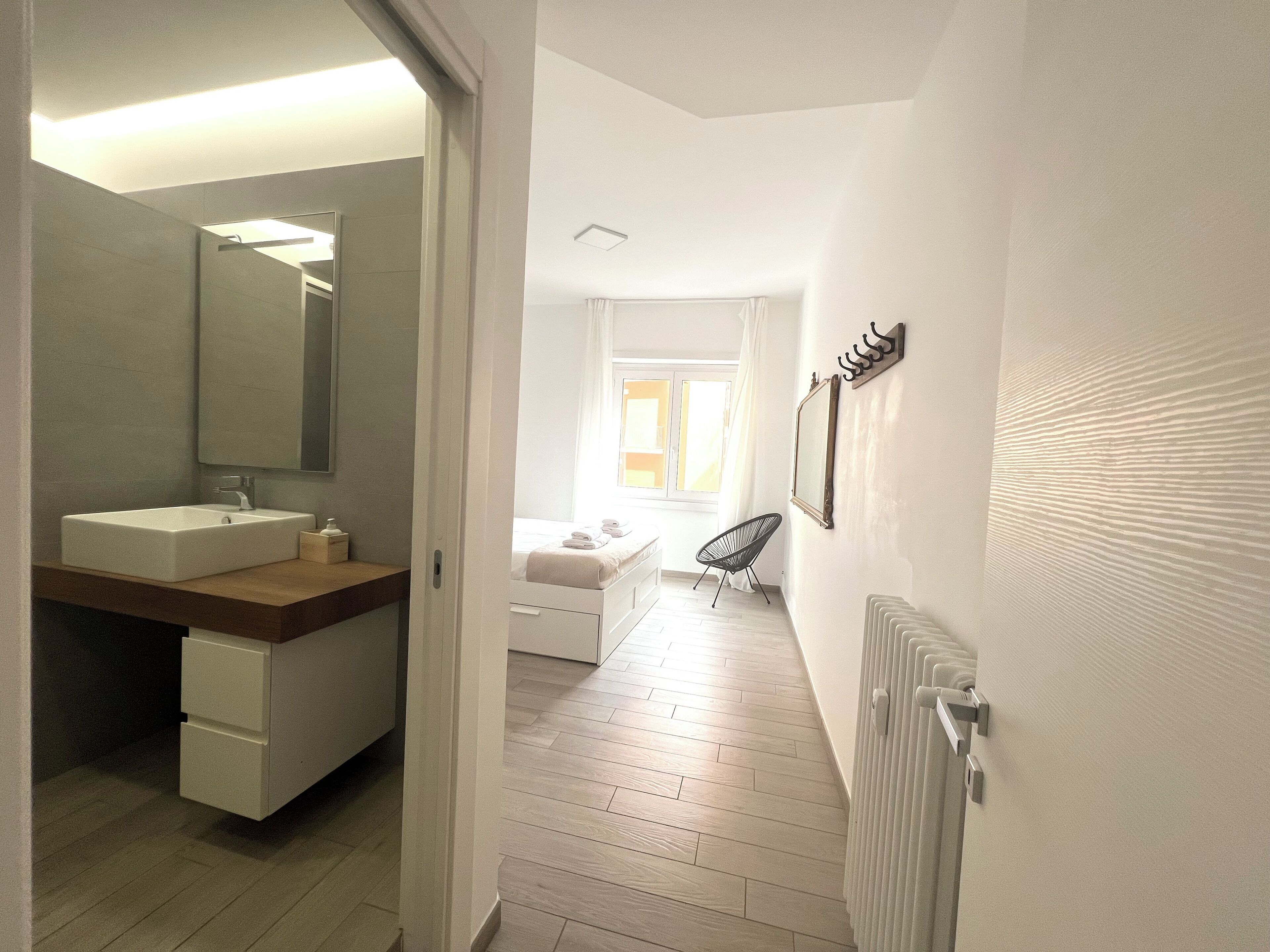 2 bedrooms, iron/ironing board, travel crib, WiFi