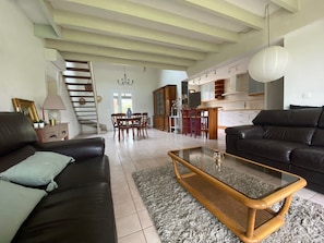 Living area - Maison au Calme Entre mer et Nature (Breuillet)