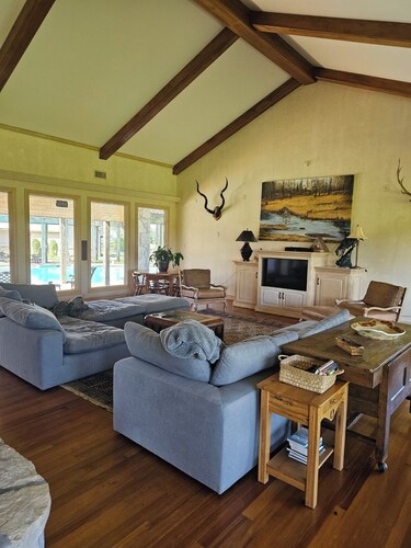  Sanita Ranch with large pool, hot tub, game room and outdoor firepit.