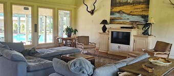  Sanita Ranch with large pool, hot tub, game room and outdoor firepit.