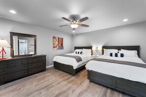 2 bedrooms, desk, iron/ironing board, free WiFi