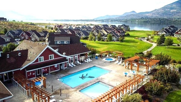 Una piscina riscaldata