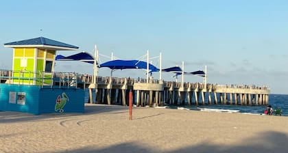 One bedroom private apt 2 blocks to beach