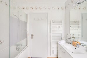 Een douche, een haardroger