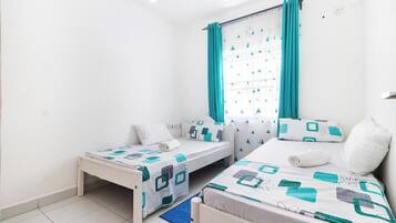 3 bedrooms, WiFi, bed sheets