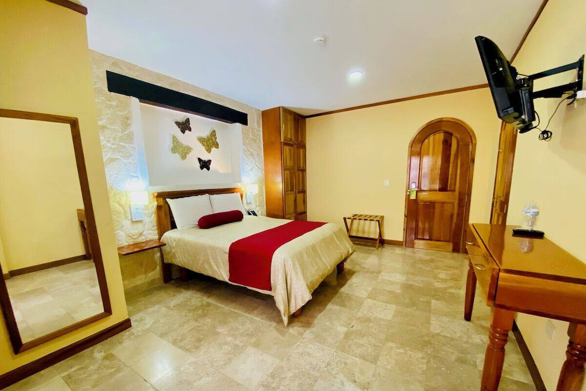 In-room safe, desk, laptop workspace, blackout curtains