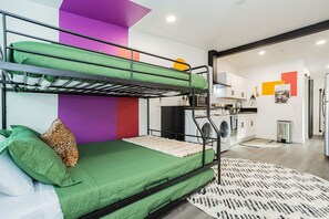 Desk, iron/ironing board, free WiFi, bed sheets