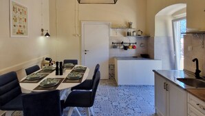 Exclusive Apartment, 3 Bedrooms, Lanai, Sea View | Private kitchen | Full-size fridge, shared microwave, oven, stovetop - Villa Nicole  (Risan)