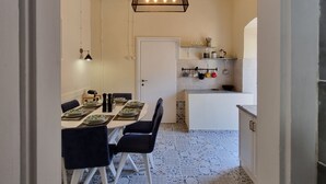 Exclusive Apartment, 3 Bedrooms, Lanai, Sea View | Private kitchen | Full-size fridge, shared microwave, oven, stovetop - Villa Nicole  (Risan)