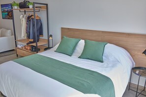 1 室のベッドルーム、WiFi、ベッドシーツ