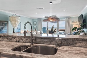 Interior - Oceanfront 2-LVL Retreat,2 Balconies, Pool,Walk to Pier! (Surfside Beach)