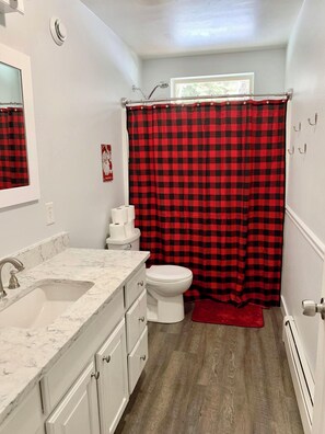 Hair dryer, towels, soap, shampoo - Enjoy year round Christmas in North Pole AK with 3 beds 2 baths (North Pole)