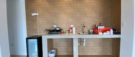 Appartement Deluxe, vue ville | Cuisine privée