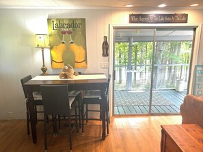 Dining - Private Lakeside home on Hartwell Lake. Deep water dock. Huge views. Pets ok. (Townville)