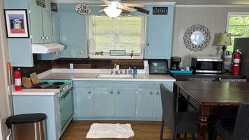 Microwave, oven, stovetop