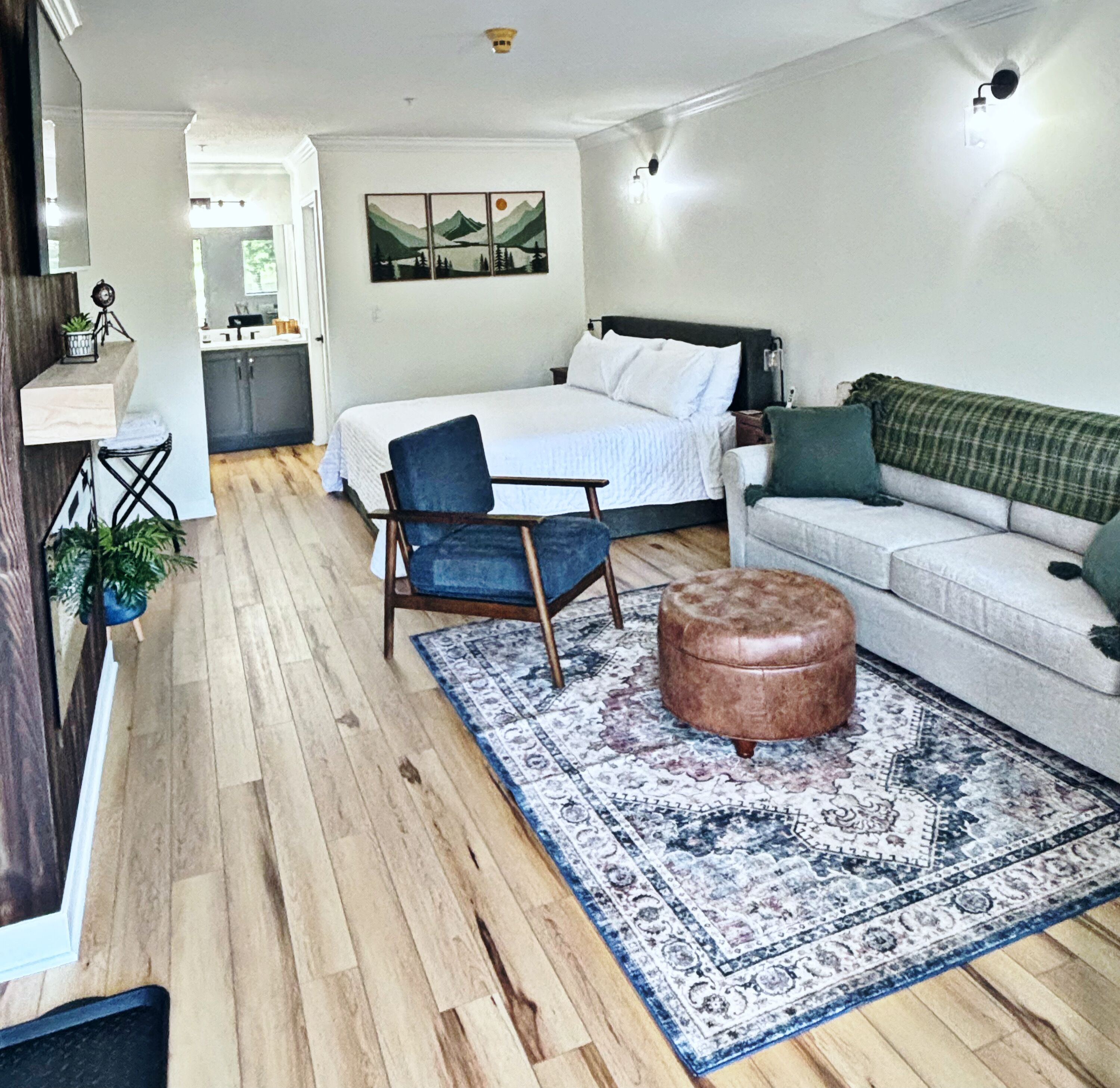 1 室のベッドルーム、アイロン / アイロン台、WiFi (無料)、ベッドシーツ