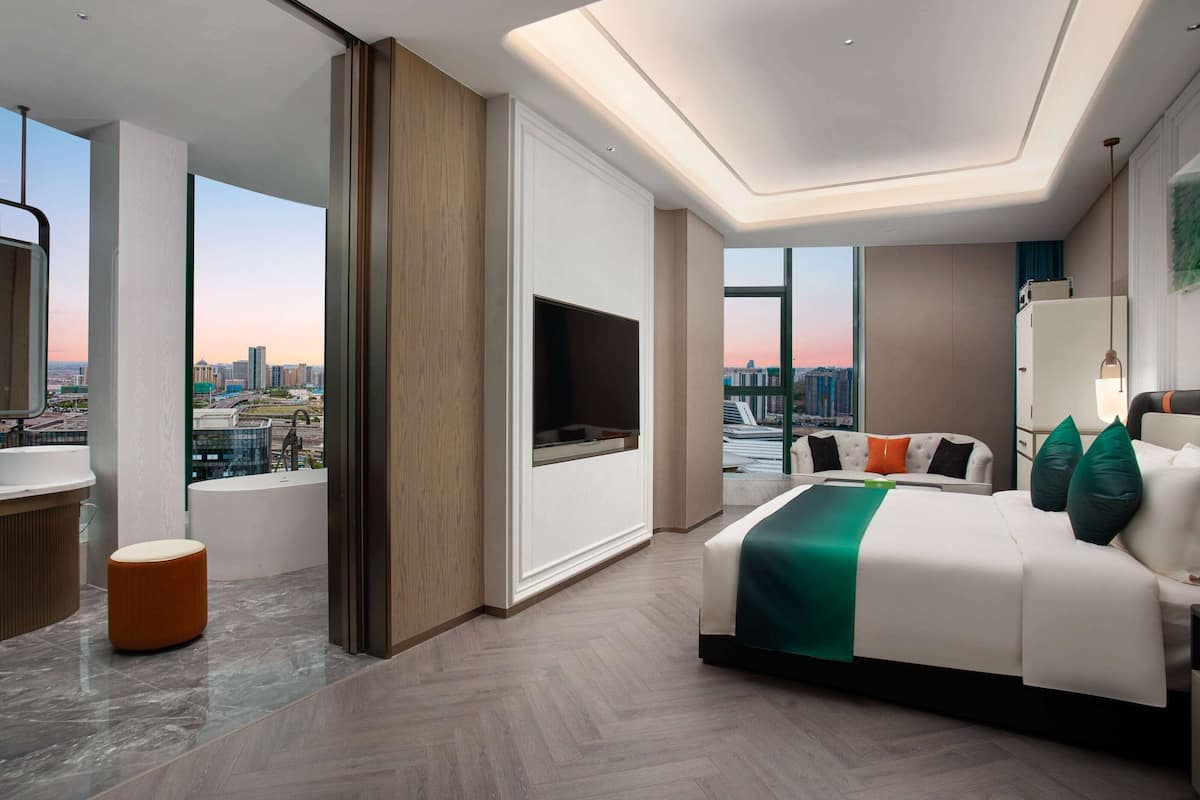 Chambre Affaires, 1 très grand lit et 1 canapé-lit, non-fumeur