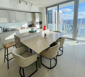 Fridge, coffee/tea maker, cookware/dishes/utensils - Divine 2 Bedroom Apt at Lyfe Resort (Hollywood Beach)