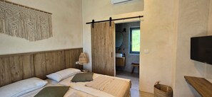 2 bedrooms, iron/ironing board, travel crib, WiFi