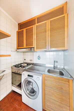 Leilighet | Eget kjøkken | Kjøleskap, mikrobølgeovn, ovn og espressomaskin