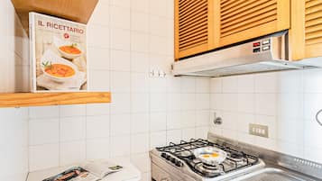 Apartment | Private kitchen | Fridge, microwave, oven, espresso maker