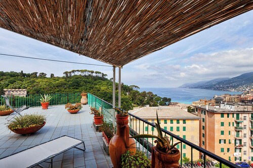 Stunning Sea View Apartment with Terrace in Camogli by Wonderful Italy