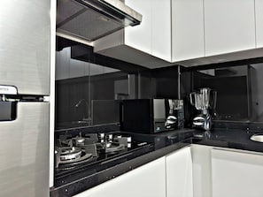 Microwave, oven, stovetop