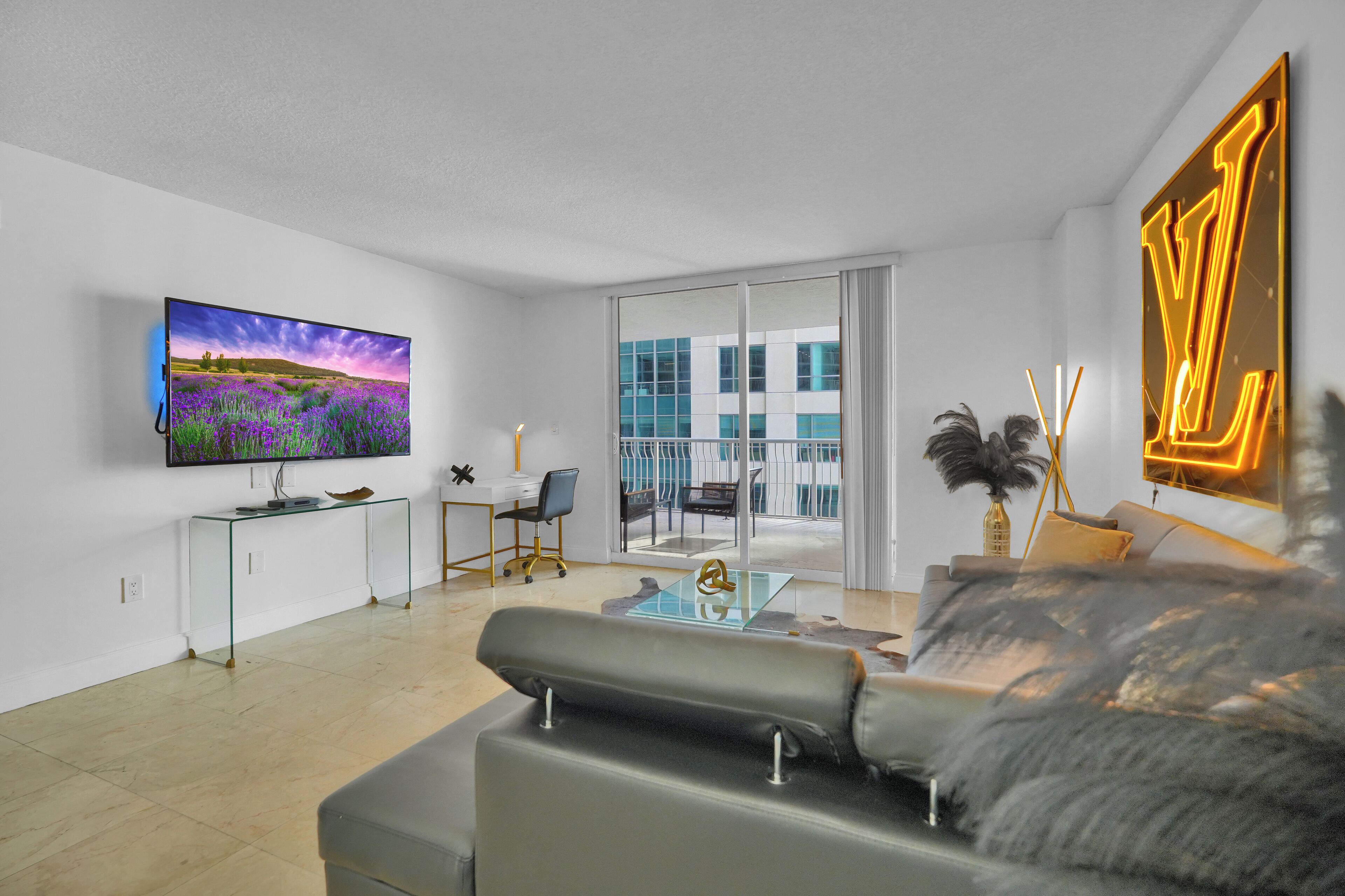 Condo conforto, 1 quarto, cozinha | Área de estar