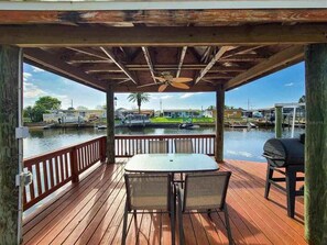 Comfort Duplex, 2 Bedrooms, Lakeside | Terrace/patio - Kick back and Relax at Leisure Beach (Hudson)
