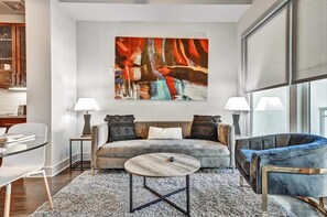 Luxury Apartment, 1 Bedroom | Living area