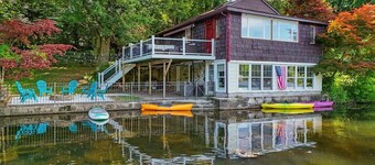 Waterfront Lake House. Near NYC and hiking trials. Complimentary kayaks provided