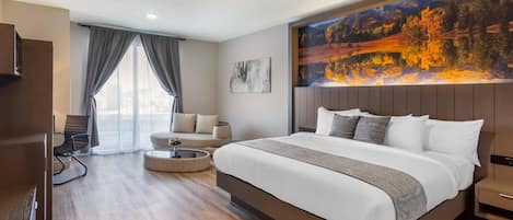 Standaard kamer, 1 kingsize bed, niet-roken | Verduisterende gordijnen, een strijkplank/strijkijzer, gratis wifi